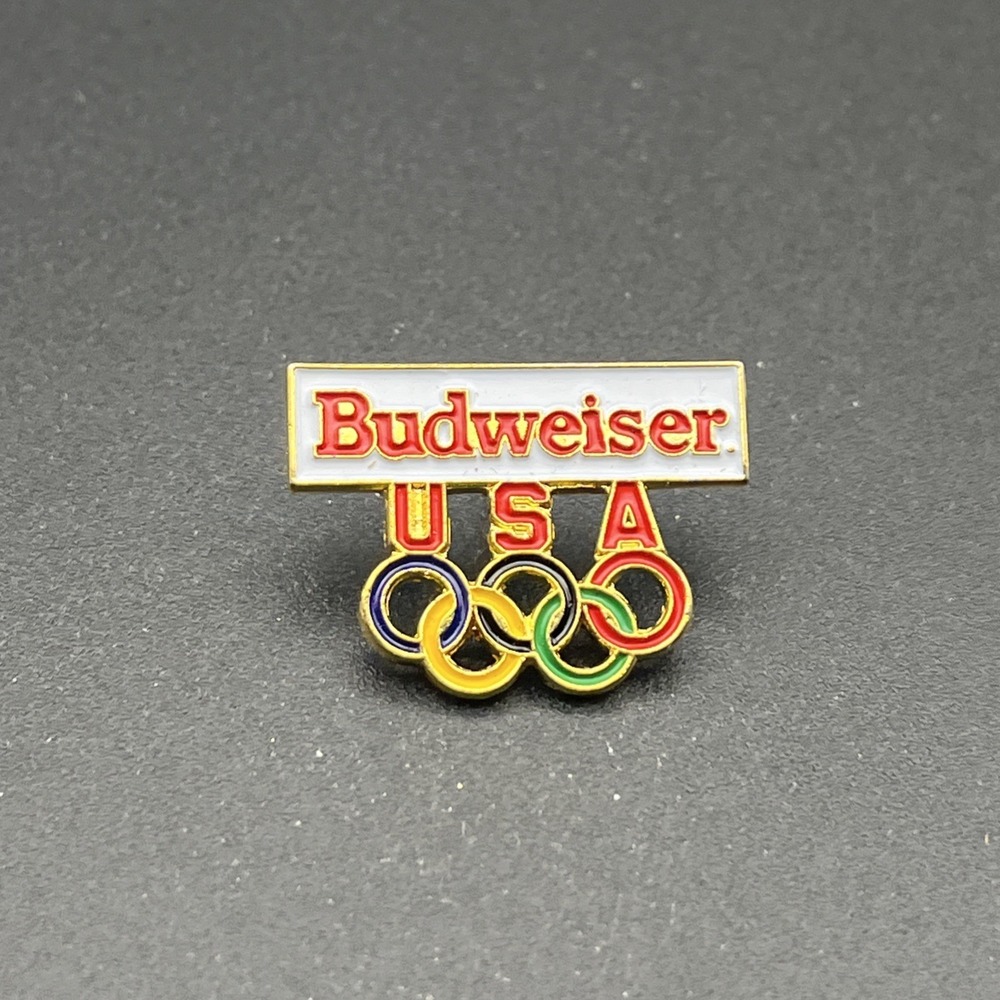 1996 Atlanta Olympics‎ Anheuser Busch Budweiser Beer Sponsor Team USA Hat Pin